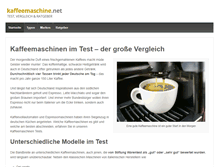 Tablet Screenshot of kaffeemaschine.net